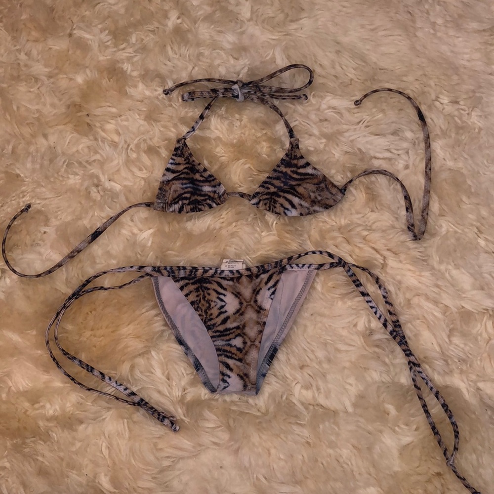 Popupshop tiger toddler bikini
